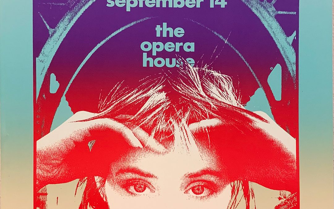Gig Poster Chats w/ Nels Jacobson: Suzanne Vega, 9/14/1990, the Opera House, Austin, TX.